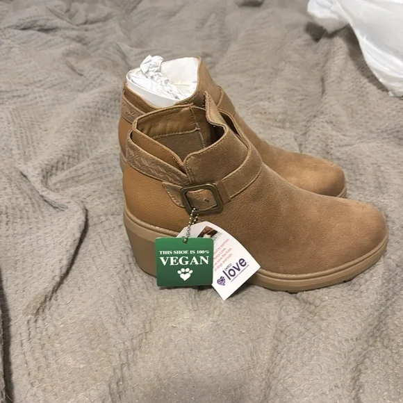 Bobs from Skechers Tan Ankle Boots - Picture 2 of 2